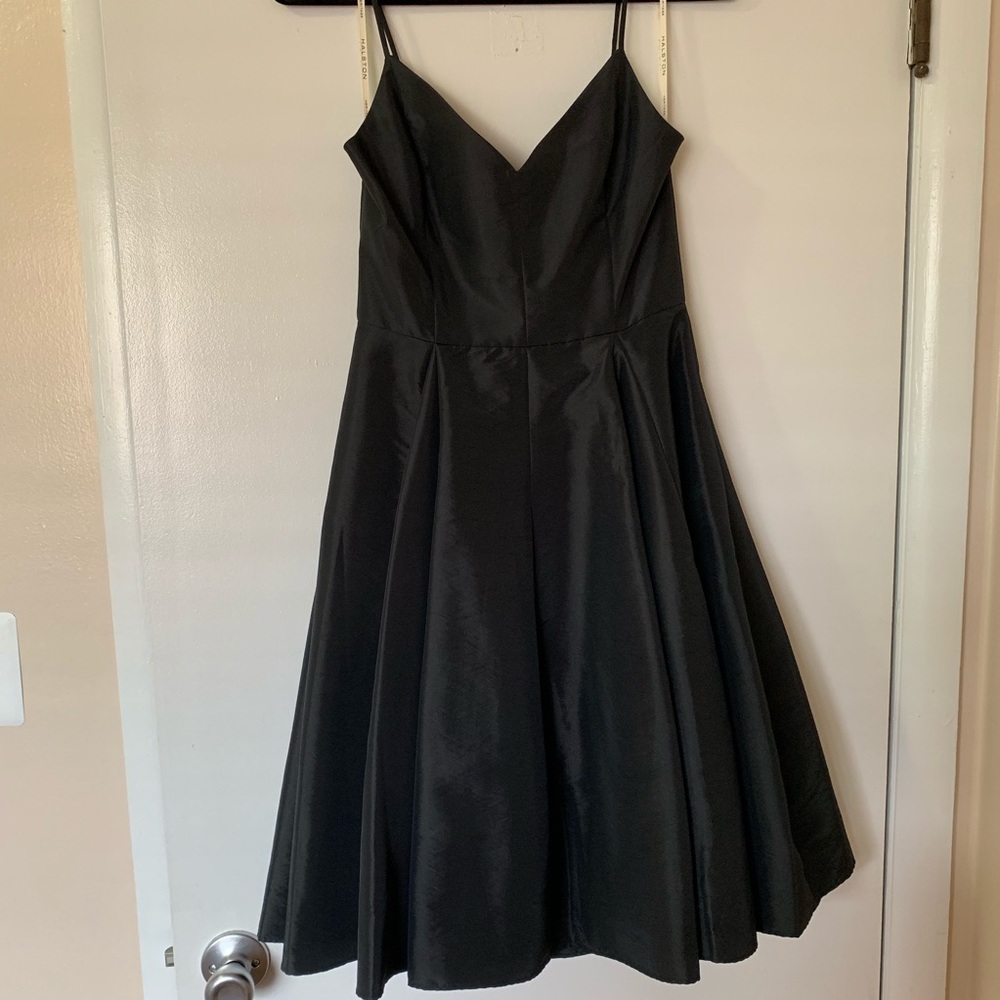 NWT Halston Heritage Taffeta A-Line Dress sz 2